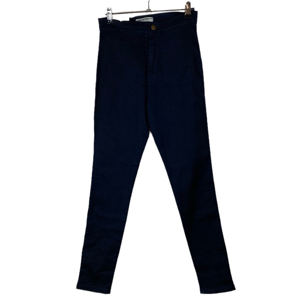 American apparel dark wash high waisted jeans